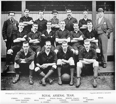 Royal Arsenal Team Group In 1895 Arsenal Fc Arsenal Football