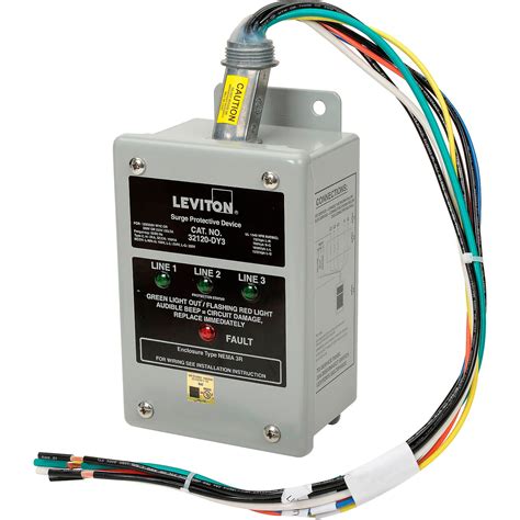 Power Protection Surge Protection Hard Wired Leviton 32120 Dy3 3