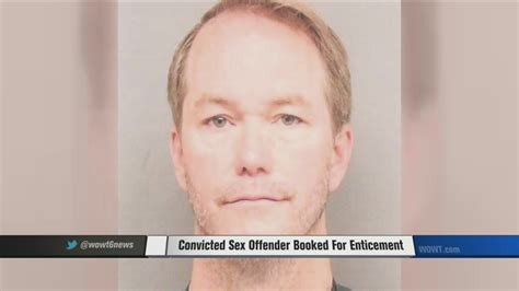 Convicted Sex Offender Booked For Enticement Youtube