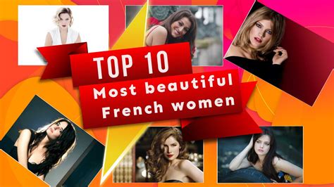 Top 10 Most Beautiful French Women Most Beautiful Girl In France Youtube