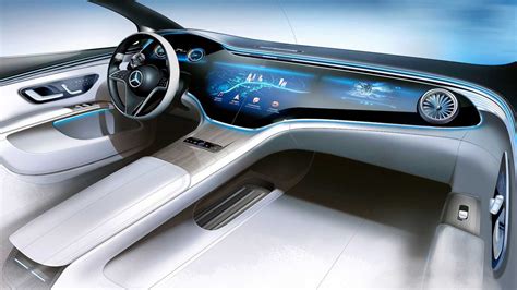 2022 Mercedes Benz Eqs Futuristic Interior Fully Revealed In Official