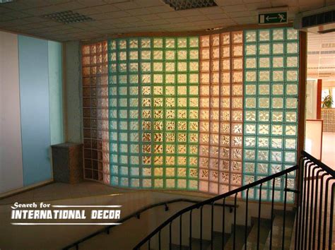 Glass Block Installation And Partition Designs In The Interior International Decoration