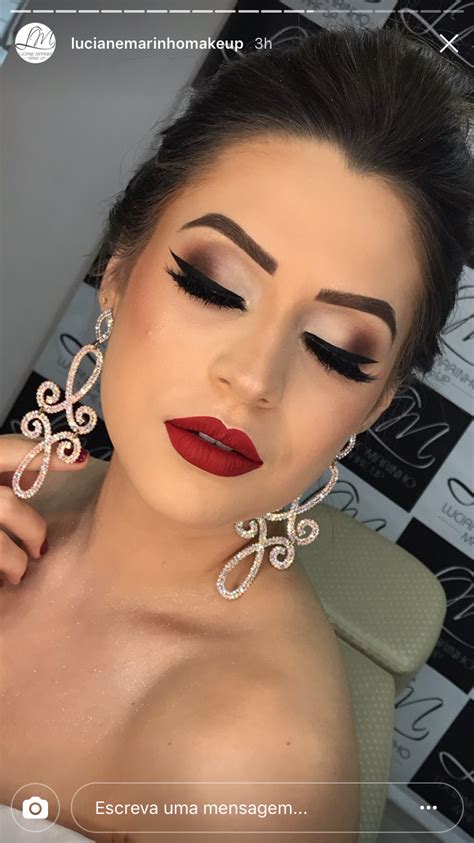 Pin By Alessandra On Bridal Makeup ︎ Bridal Makeup Red Lips Dramatic