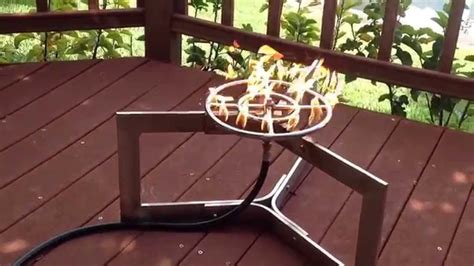 Easy do it yourself (diy) 24″ round double ring fire ring burner propane fire pit kit; Easy Fire Pits 12" Stainless DIY Propane Fire Ring ...