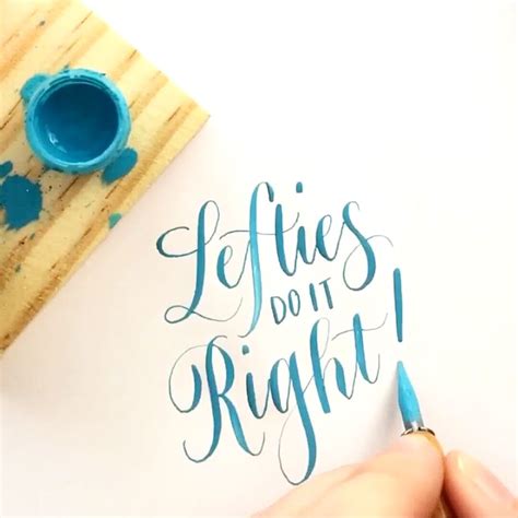 Can Lefties Do Calligraphy Plus 7 Things You Should Know As A Left