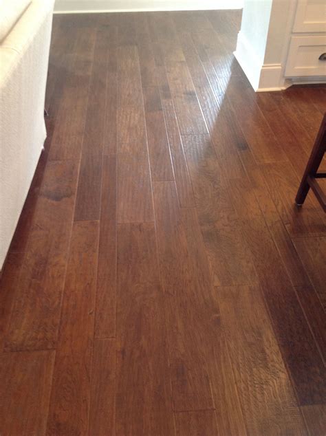 There's flooring, and there's being floored. Random width hardwood flooring throughout the house ...