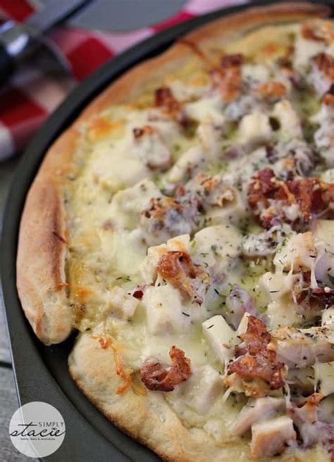 Chicken Caesar Pizza Simply Stacie