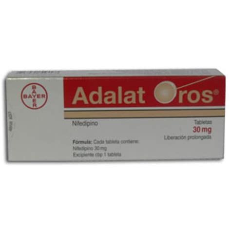Adalat oros 10 tabletas de 30mg ÆFarma Medicamentos de Alta