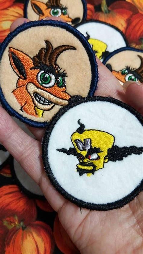Crash Bandicoot Patches Available As Sew On Iron On And Velcro