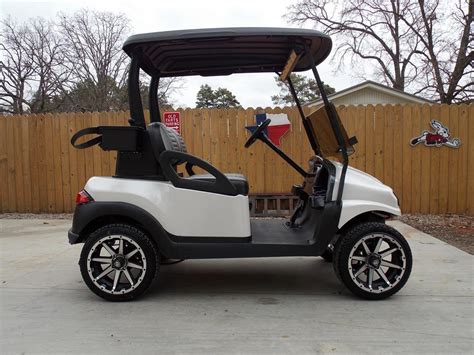 Pearl White Phantom Elite Golf Cart