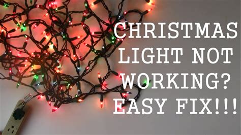 How to repair Christmas Light - Not Working - Easy Fix!!! - YouTube