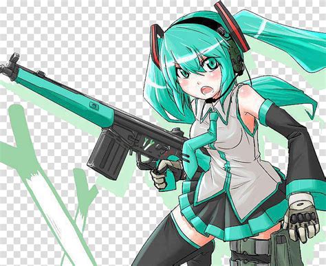 Anime Girl With Gun Meme Png 10lilian