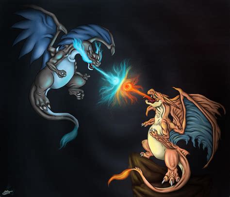 Charizard X Charizard Y Fanart By The Bluetip On Deviantart