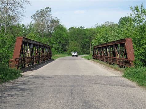 Single Frame Pony Truss Bridge On The Dixie Highway — Down The Road