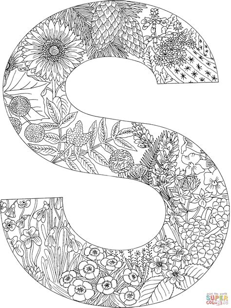Letter S Coloring Page Free Printable Coloring Pages Abc Coloring