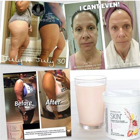 Herbalife skin care before and after. Herbalife Collegen Booster | Herbalife, Herbalife ...
