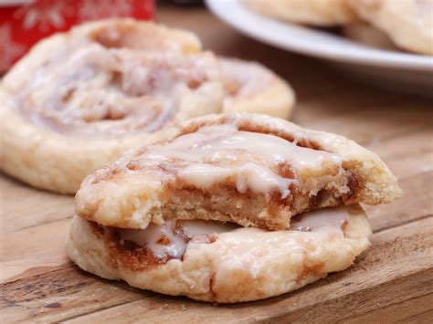 The cookies are thick and chewy, but also light and soft. Soft & Fluffy Cinnamon Roll Cookies