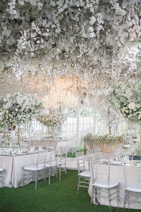 Jorja Luxton Wedding Reception Flowers Hanging From Ceiling Wedding