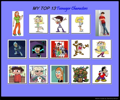 My Top 13 Favorite Nickelodeon Characters By Bart Toons On Deviantart