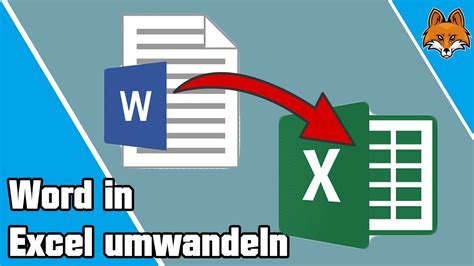 Word In Excel Umwandeln Einfache Anleitung 💻 Youtube