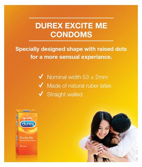Durex Excite Me10 Condoms Pack Of 4 Buy Durex Excite Me10 Condoms