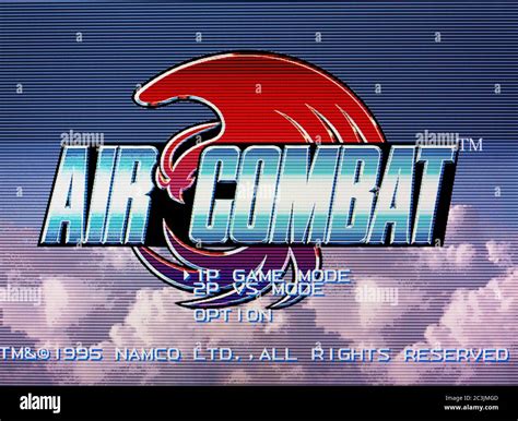 Air Combat Sony Playstation 1 Ps1 Psx Editorial Use Only Stock