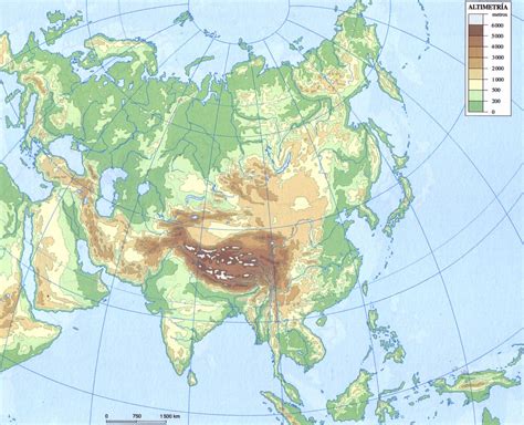 Mapa Fisico Mudo Asia Para Imprimir Información E Imágenes Con Mapas