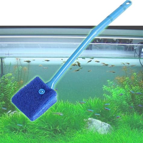 2 Size Practical Aquarium Plant Algae Cleaner Glass Fish Tank Clean