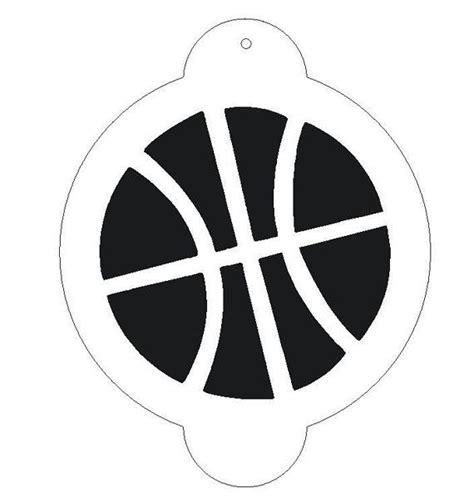 Basketball Stencil For Decorating Cake S111 By Winterparkproducts 2