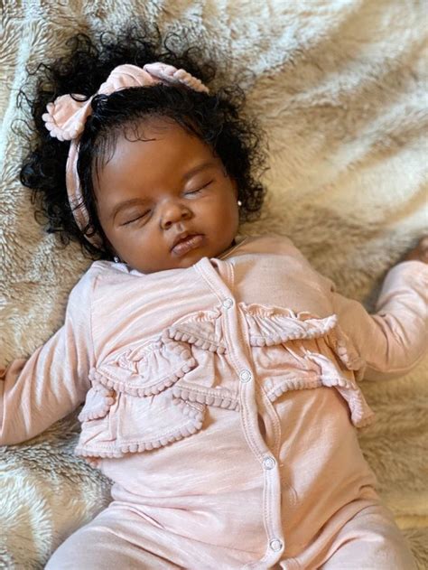 Sleeping Ariella By Reva Schick Etsy African American Reborn Babies American Baby Doll