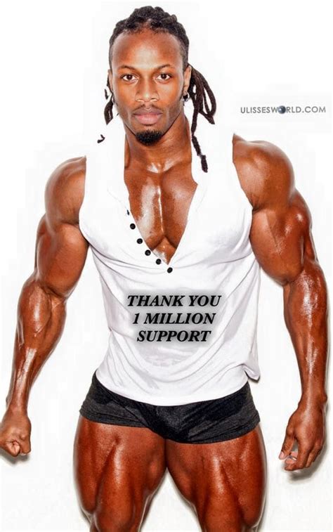 Ulisses Williams Jr Million Fan Support On Instagram Bodybuilding Workouts Bodybuilding