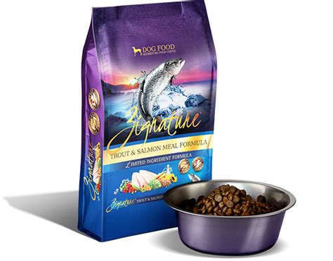 So come park your car, your bike, take an uber or bus and shop, eat and enjoy a day at the market. ZIGNATURE Trout & Salmon Dry Dog Food » Patsy's Pet Market