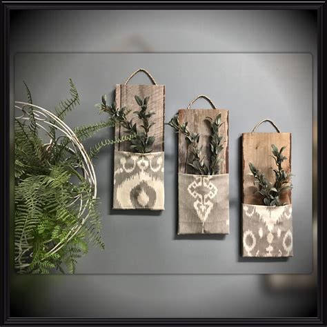 Farmhouse Wall Pockets Created To Hold Greenery Or Florals Whatever
