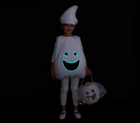 Glow In The Dark Ghost Scary Halloween Costumes For Kids 2018