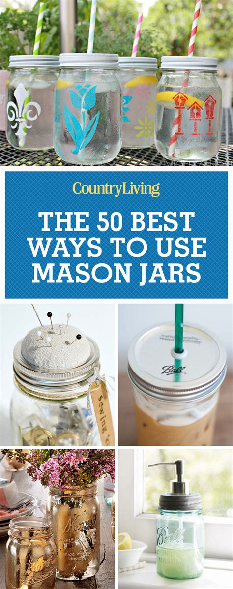 50 Great Mason Jar Ideas Easy Uses For Mason Jars