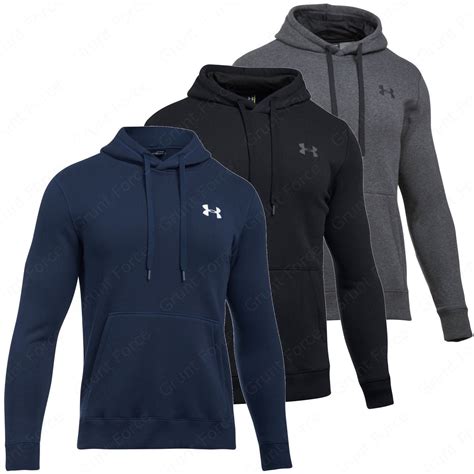 Under Armour Ua Rival Fleece Fitted Hoodie Mens Pullover Hooded Swe