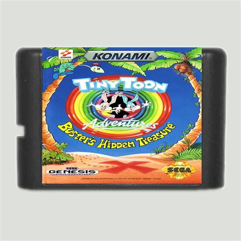 Tiny Toon Adventures 16 Bit Sega Md Game Card For Sega Mega Drive For