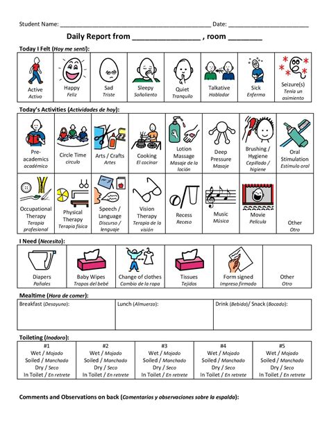 Co Parenting Communication Template