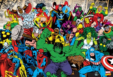 Marvel Characters Wallpaper Wallpapersafari
