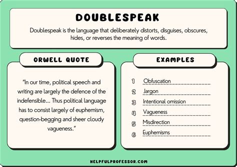 21 Doublespeak Examples Quotes And Definition 2023