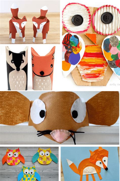 Adorable Forest Animal Crafts Arty Crafty Kids
