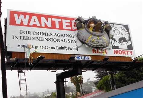 Rick And Morty Promotional Billboard In La Rick And Morty Know Your