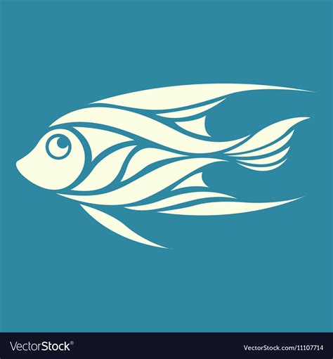 Abstract Fish Logo Royalty Free Vector Image Vectorstock