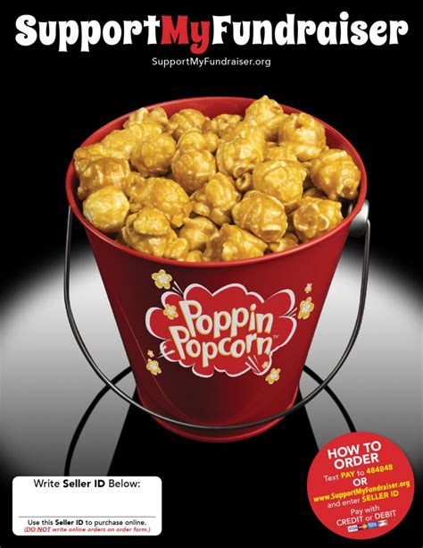 Support My Fundraiser Popcorn Poppin Popcorn