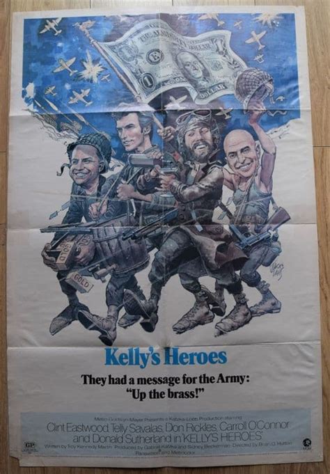 Kellys Heroes 1970 Film Poster Spirit Of 76 Style Us One Sheet
