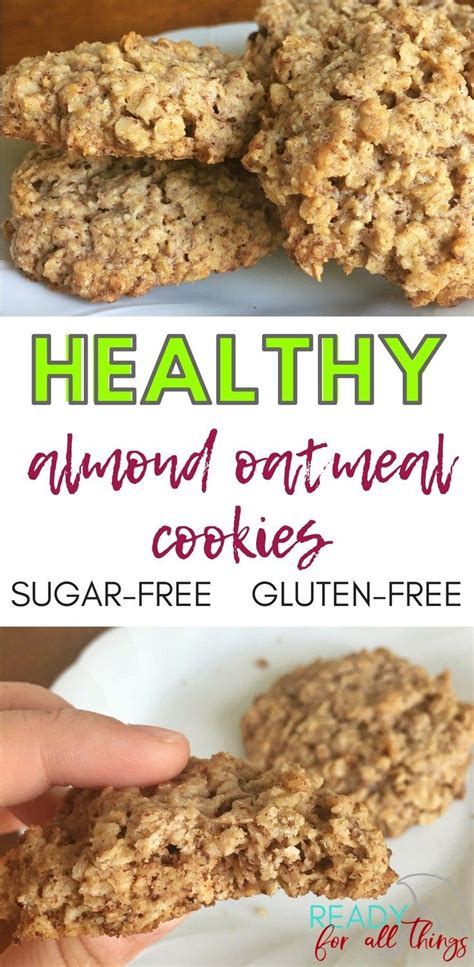 Using small or barely ripe bananas will make your cookies dry. Sugar-free Healthy Oatmeal Cookies | Recipe | Healthy oatmeal cookies, Sugar free cookies, Sugar ...