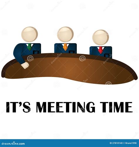 Meeting Time Stock Photo Image 27810140