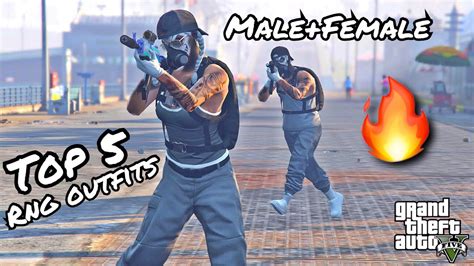 Top 5 Maleandfemale Rng Outfits Gta V Online ♡ Youtube