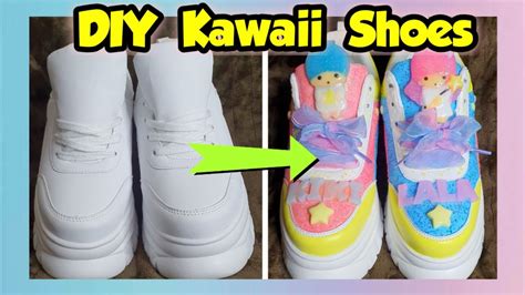 Diy Kawaii Shoes How To Use Angelus Paint On Sneakers Little Twin