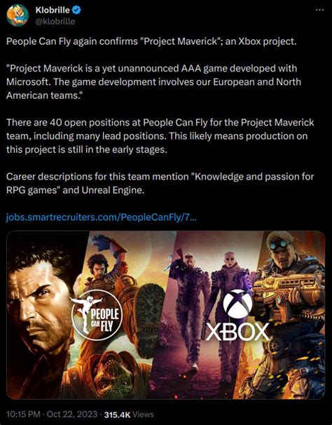 People Can Fly Begins Hiring For Its Upcoming Aaa Xbox Project Xfire